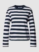 Selected Femme Sweatshirt mit Streifenmuster Modell 'ESSENTIAL' in Mar...