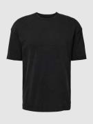 Drykorn T-Shirt mit Label-Detail Modell 'EROS' in Anthrazit, Größe S