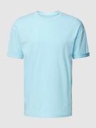 Drykorn T-Shirt mit geripptem Rundhalsausschnitt Modell 'THILO' in Hel...