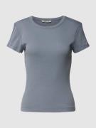 Drykorn T-Shirt aus reiner Baumwolle in Rauchblau, Größe M