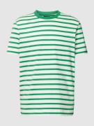 Esprit Collection T-Shirt mit Streifenmuster in Gruen, Größe M