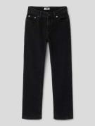 Jack & Jones Jeans mit Label-Patch Modell 'CLARK' in Black, Größe 128