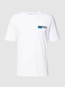 Jack & Jones T-Shirt mit Label-Print Modell 'CORP' in Weiss, Größe L