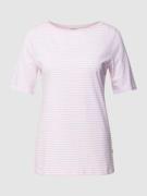 MAERZ Muenchen T-Shirt mit Streifenmuster in Rose, Größe 38