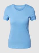 Montego T-Shirt mit Rundhalsausschnitt in Blau, Größe XS