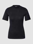 Montego Blusenshirt mit Stehkragen in Black, Größe M