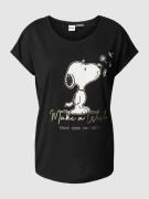 Montego T-Shirt mit Peanuts®-Print in Black, Größe L