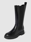 Tamaris Chelsea Boots aus Leder in unifarbenem Design in Black, Größe ...