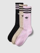 adidas Originals Socken mit Label-Detail im 3er-Pack in Beige, Größe 4...