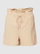 Vero Moda Shorts mit elastischem Bund Modell 'MILO' in Sand, Größe XS