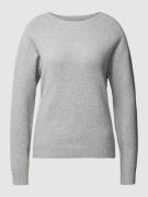 Vero Moda Strickpullover in Melange-Optik Modell 'DOFFY' in Hellgrau M...