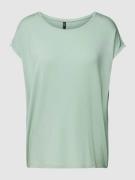 Vero Moda T-Shirt mit Kappärmeln Modell 'AVA PLAIN' in Schilf, Größe X...