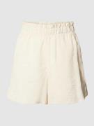 Vero Moda Shorts mit elastischem Bund Modell 'QUEENY' in Ecru, Größe X...