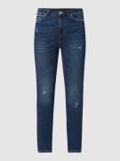 Only Skinny Fit Jeans mit Stretch-Anteil Modell 'Mila' in Dunkelblau, ...