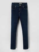 Only Skinny Fit Jeans mit Stretch-Anteil Modell 'Royal' in Dunkelblau,...