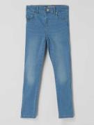 Only Skinny Fit Jeans mit Stretch-Anteil Modell 'Royal' in Jeansblau, ...