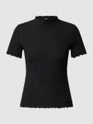 Only T-Shirt mit Turtleneck Modell 'EMMA' in Black, Größe S