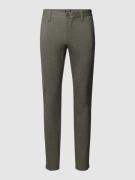 Only & Sons Tapered Fit  Stoffhose mit feinem Allover-Muster Modell 'M...