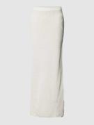 Tommy Jeans Strickrock mit elastischem Bund in Offwhite, Größe XS