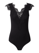 Pieces Body im Lingerie-Look Modell 'Ilu' in Black, Größe S