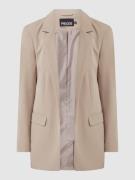 Pieces Blazer mit Reverskragen Modell 'Bossy' in Taupe, Größe L