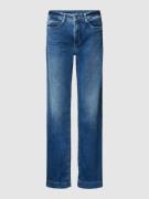MAC Wide Leg Jeans im 5-Pocket-Design in Blau, Größe 40/32