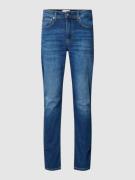 Calvin Klein Jeans Slim Fit Jeans mit Label-Details in Jeans, Größe 31...