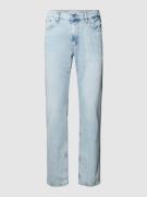 Calvin Klein Jeans Straight Leg Jeans mit Eingrifftaschen in Hellblau,...