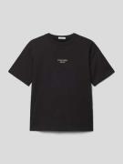 Calvin Klein Jeans T-Shirt mit Label-Print Modell 'SERENITY' in Black,...