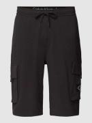 Calvin Klein Jeans Regular Fit Bermudas mit Strukturmuster Modell 'TEX...
