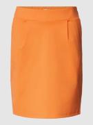 ICHI Minirock mit Viskose-Anteil Modell 'Kate' in Orange, Größe XS