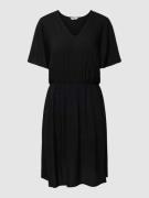 B.Young Knielanges Kleid mit Animal-Print Modell 'Joella' in Black, Gr...
