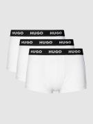 HUGO Trunks mit Label-Details im 3er-Pack in Weiss, Größe XS