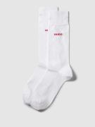HUGO Socken mit Label-Detail im 2er-Pack in Weiss, Größe 39/42