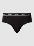 HUGO Slip mit Label-Detail Modell 'LASER' in Black, Größe S