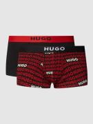HUGO Trunks mit Label-Details Modell 'BROTHER' im 2er-Pack in Black, G...