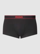 HUGO Trunks mit Logo-Stitching Modell 'EXCITE' in Black, Größe S
