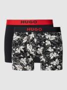 HUGO Trunks mit floralem Muster im 2er-Pack in Black, Größe XS