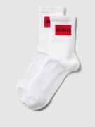 HUGO Socken mit Label-Detail im 2er-Pack in Weiss, Größe 39/42