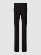 HUGO Stoffhose mit Bügelfalten Modell 'Haitama' in Black, Größe 38
