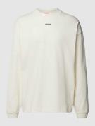 HUGO Sweatshirt mit Label-Detail Modell 'Daposo' in Offwhite, Größe XX...