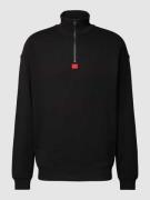 HUGO Sweatshirt mit Label-Detail Modell 'Durty' in Black, Größe S