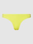 HUGO Bikini-Hose mit Label-Print Modell 'Brazilian Pure' in Gelb, Größ...