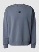 HUGO Sweatshirt mit überschnittenen Schultern Modell 'Dettil' in Hellb...