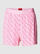 HUGO Loose Fit Pyjama-Shorts mit Allover-Label-Print Modell 'UNITE' in...