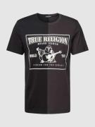 TRUE RELIGION T-Shirt mit Logo-Print Modell 'SPLICED PUFF BUDDHA' in B...