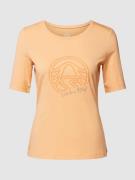 Sportalm T-Shirt mit Motiv-Print in Koralle, Größe 34