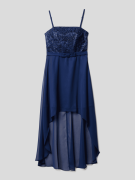 G.O.L. Kleid im Vokuhila-Look in Blau, Größe 170