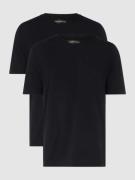 Schiesser American T-Shirt im 2er-Pack in Black, Größe M