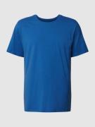 Schiesser Relaxed Fit T-Shirt mit geripptem Rundhalsausschnitt in Aqua...